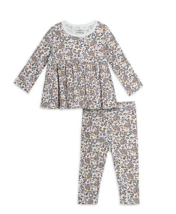 2pc Baby Girl Floral Set_0