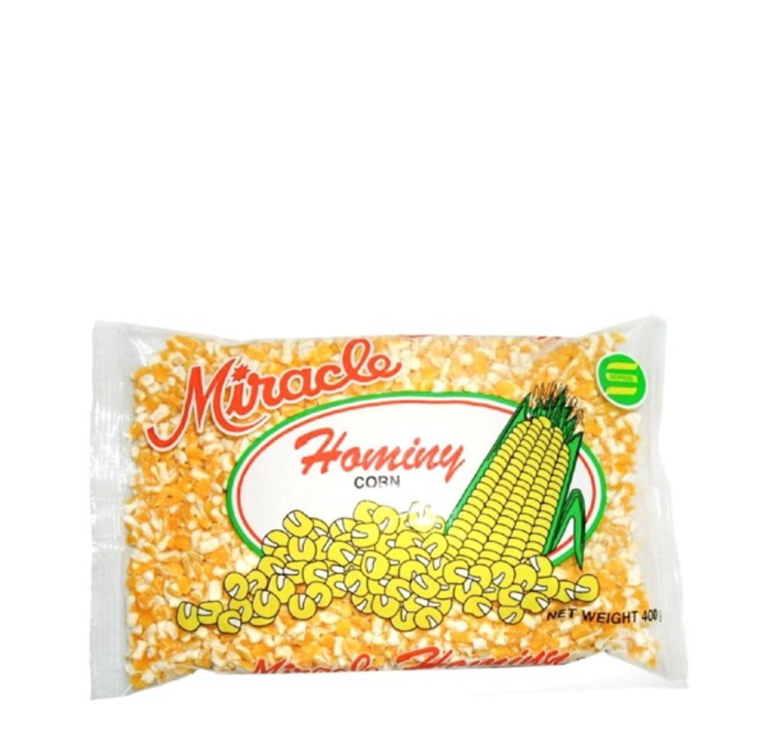 MIRACLE HOMINY CORN 400G