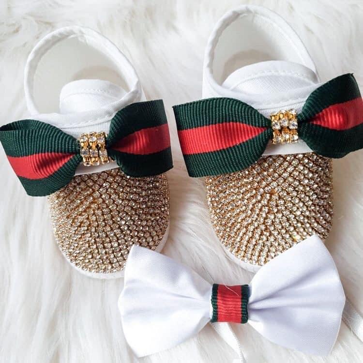 Baby Rhinestones Cribs Shoes_0