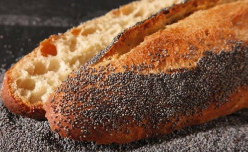 Baguette aux graines de Pavot 30 cm.
