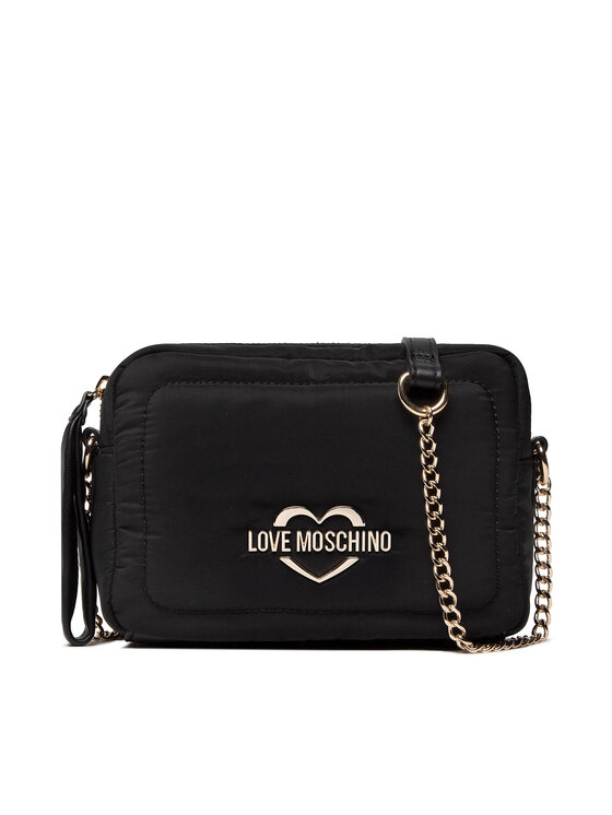 LOVE MOSCHINO CROSSBODY BAG IN BLACK FOR WOMAN 