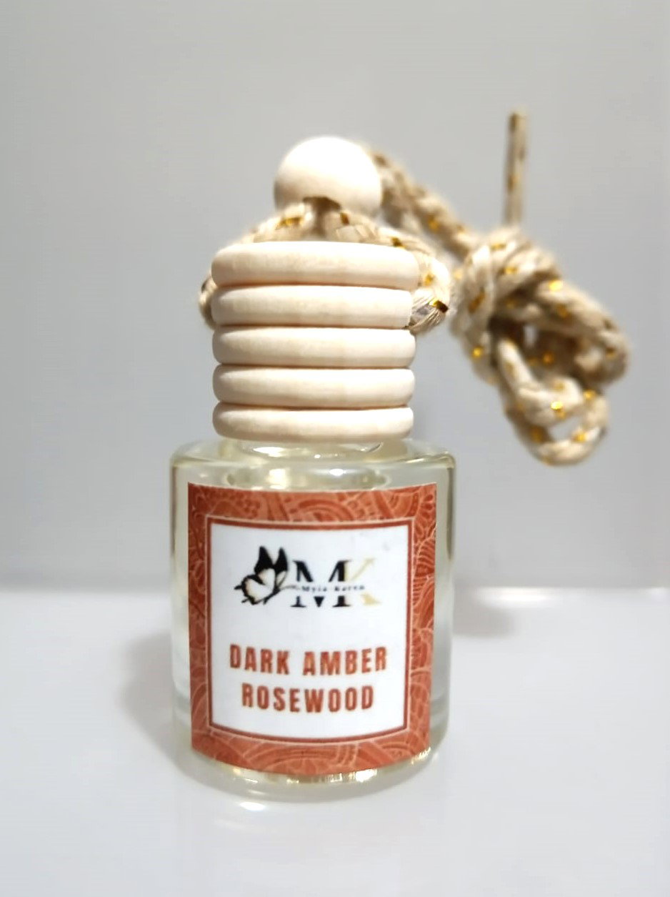 Dark Amber Rosewood Car Freshener_1