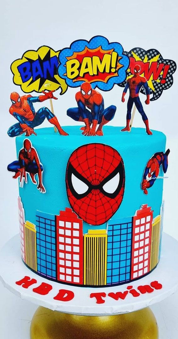 Kids Cartoon Character Cake
