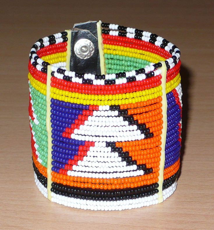Long Tribal Beaded Bracelet 
