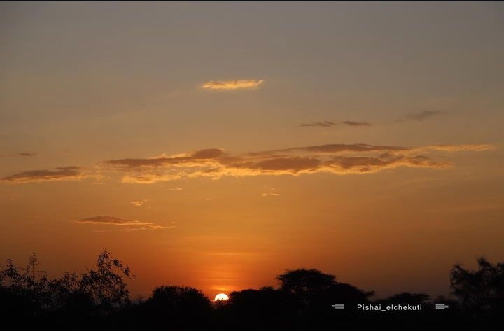 Wooden Framed Sunset Potrait _0