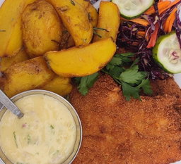 Crispy Fried Fish Fillet & portion of Chips KSh450.00