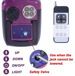 Touch Screen Electric Hydraulic Car Jack with Cordless Impact Wrench