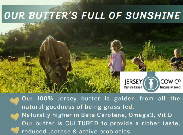 Butter, cultured Butter made in the French method with ACTIV Probiotics_1