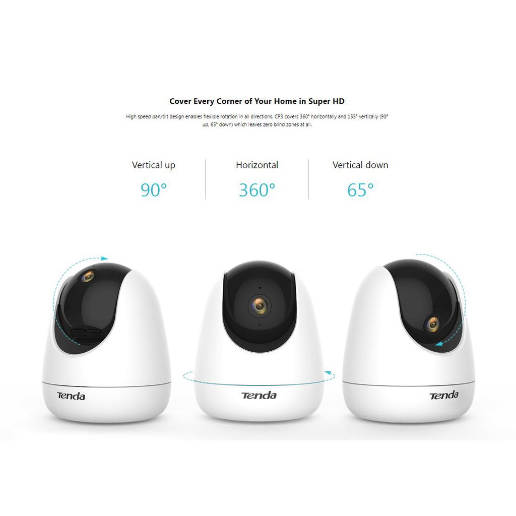 Tenda 1080P HD Security Pan/Tilt Camera_2