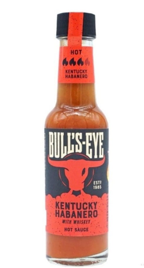 Bulls Eye Kentucky Habanero Hot Sauce 135ml bottle bb: 09/05/24