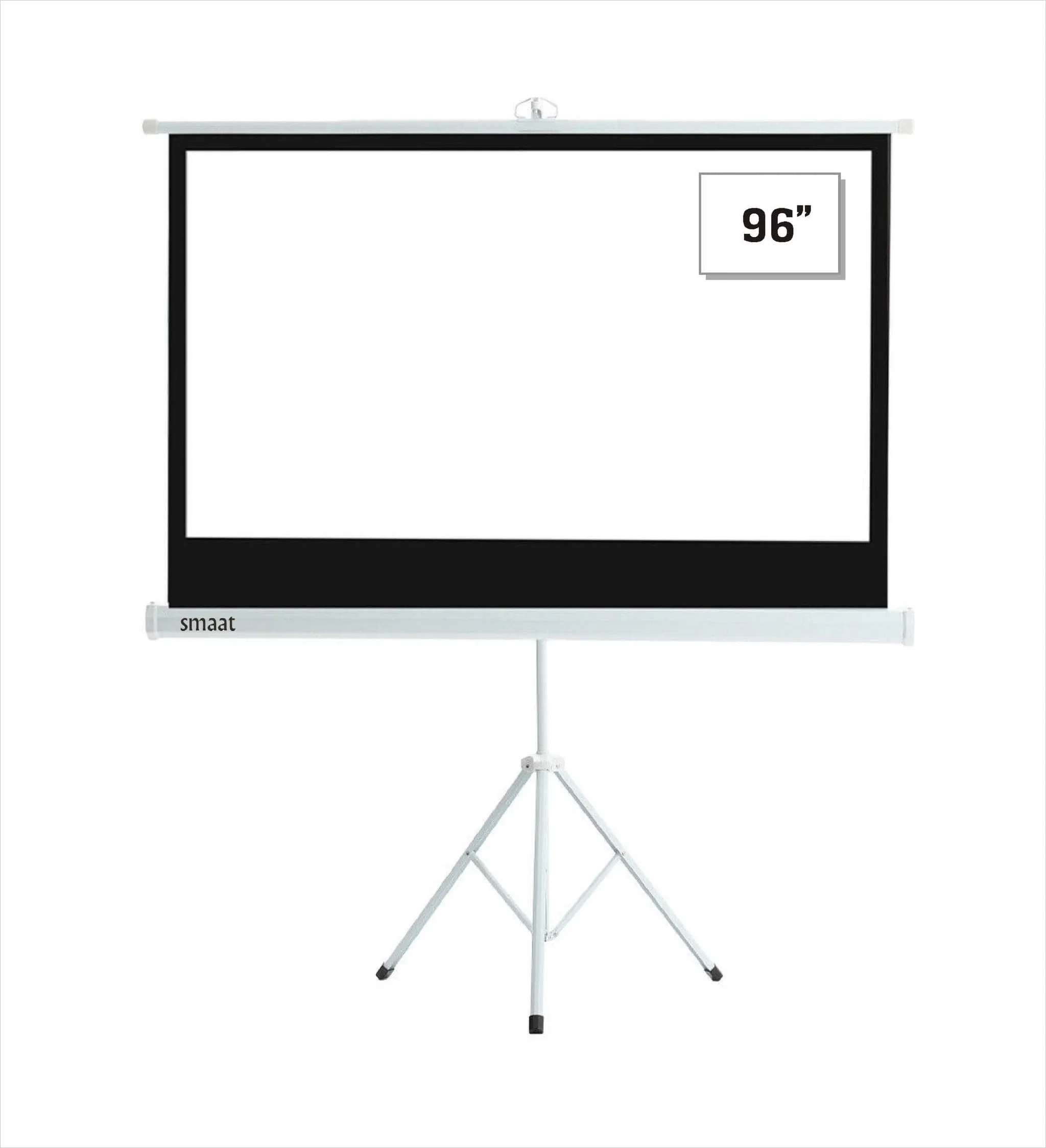 Smaat 96" X 96" Portable Tripod Projection Screen_0