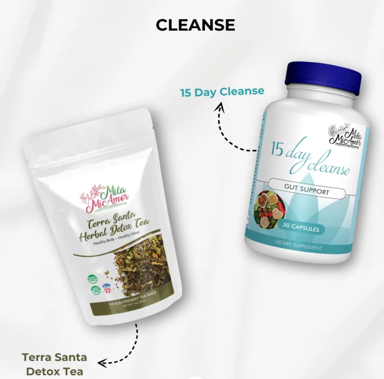MILAMIAMOR - CLEANSE | DETOX TEA | GUT AND COLON SUPPORT