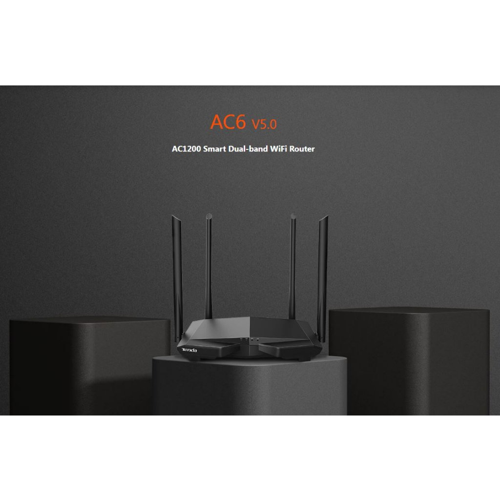 Tenda AC6  v5.0 AC1200 Smart Dual-band WiFi Router_1