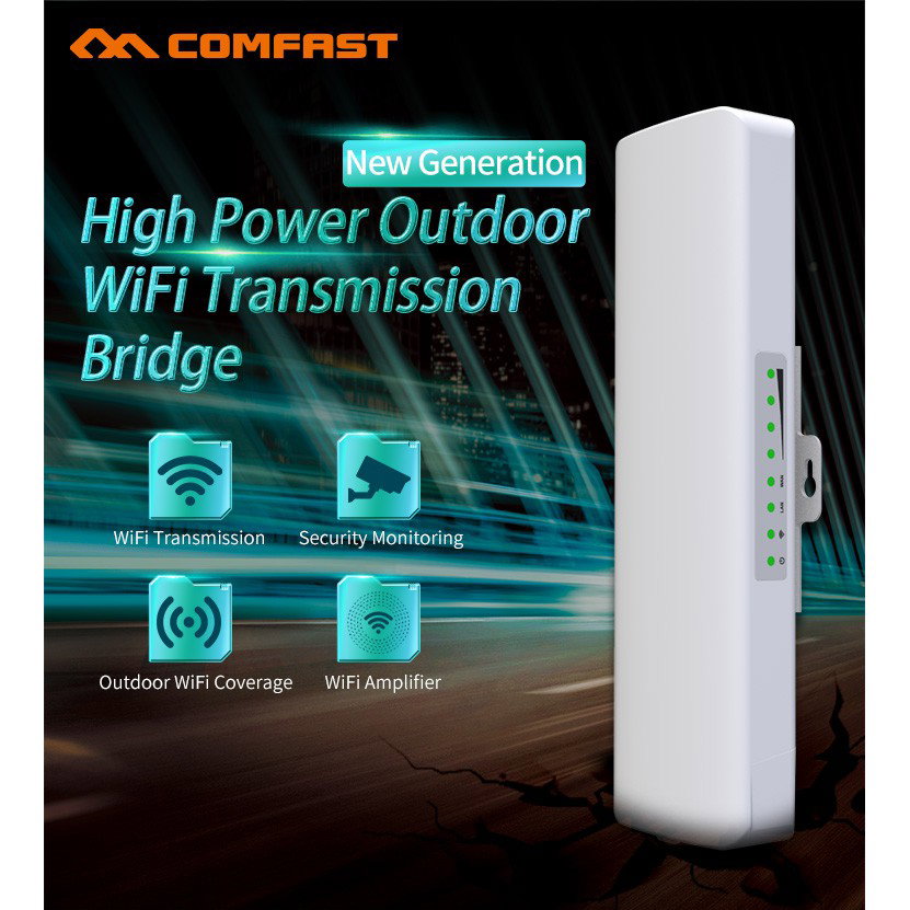 Comfast CF-E314N V2 10km Long Range Bridge 2.4GHz Outdoor CPE bridge_1