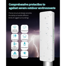 Comfast CF-E314N V2 10km Long Range Bridge 2.4GHz Outdoor CPE bridge