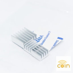 Aluminum Heat Sink 3pc Set with Adhesive for Orange Pi, Raspberry Pi