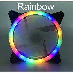 Dual Ring Led Fan 120mm PisoWifi PC CPU Computer Case Cooling Fan (6 Variants)