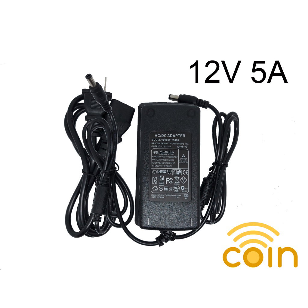 AC Adapter DC 12V/5A 60W and 12V/3A 36W Power Supply Charger+Cord Cable for Piso Wifi and CCTV_3