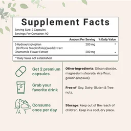5-HTP with Chamomile 200mg