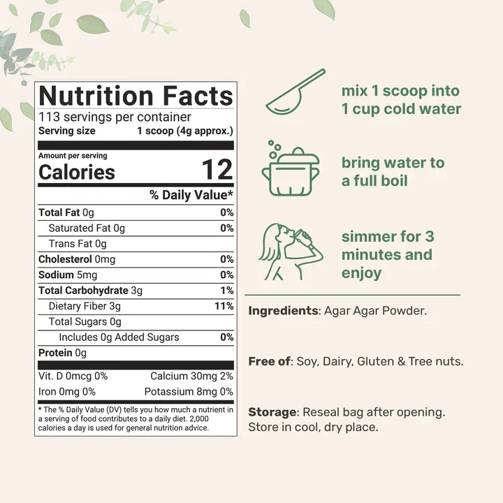 Agar Agar Powder, 1 Pound_2