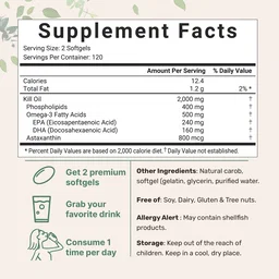 Antarctic Krill Oil, 240 softgels