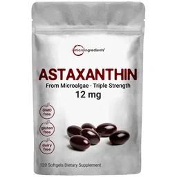 Astaxanthin 12mg, 120 softgels