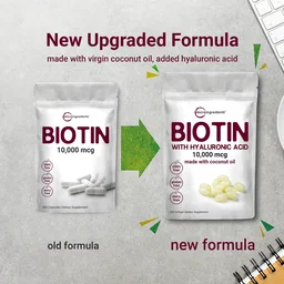 Biotin with Hyaluronic Acid Softgel, 365 counts