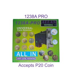 Allan Universal Coin Slot Selector 1238A PRO for Piso WiFi, Pisonet