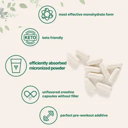 Creatine Monohydrate Capsules, 500 counts