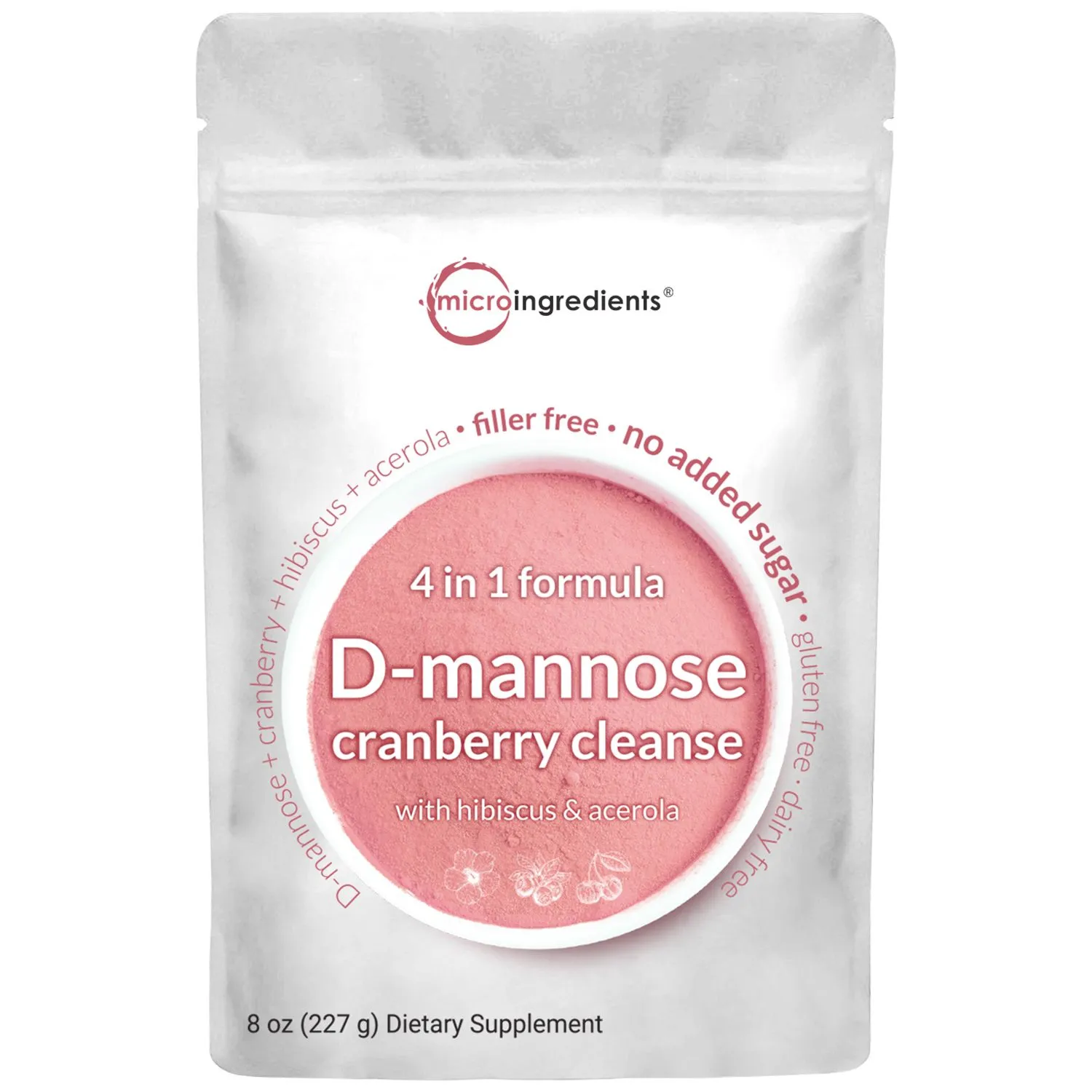 D Mannose With Cranberry Powder, 8oz