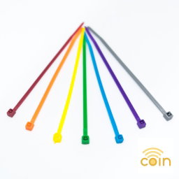 Colored Nylon Cable Ties 2.5 x 100mm (100pcs)
