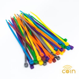 Colored Nylon Cable Ties 2.5 x 100mm (100pcs)