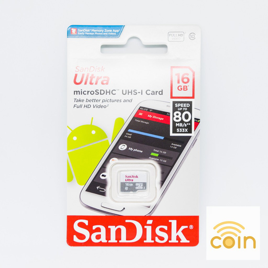 SanDisk Ultra Micro SD SDHC 16GB/32GB for Piso WiFi, Orange Pi, Raspberry Pi, camera, PC_0