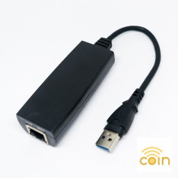 USB 3.0 to Ethernet Gigabit LAN RJ45 Adaptor for Piso WiFi, PC, Mac