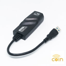 USB 3.0 to Ethernet Gigabit LAN RJ45 Adaptor for Piso WiFi, PC, Mac