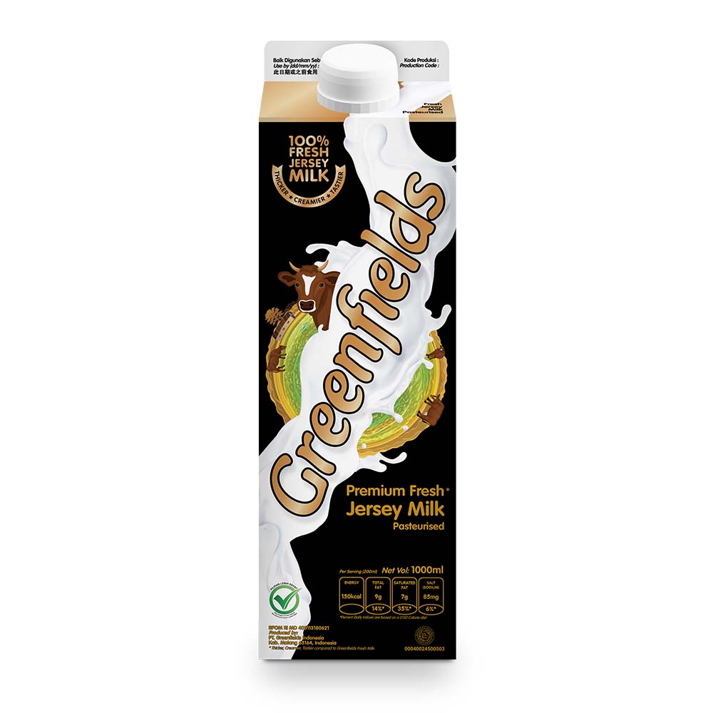 Greenfields Premium Fresh Jersey Milk 1L_0