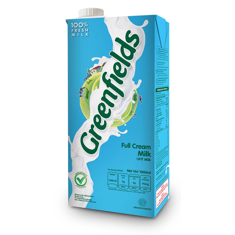 Greenfields UHT Full Cream Milk 1L_1