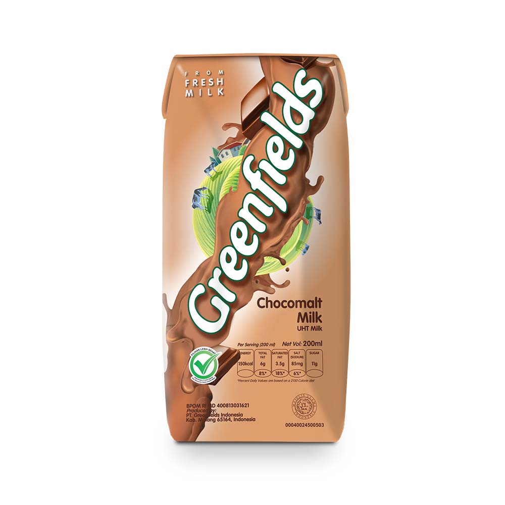 Greenfields UHT Chocolate Milk 200ml 
