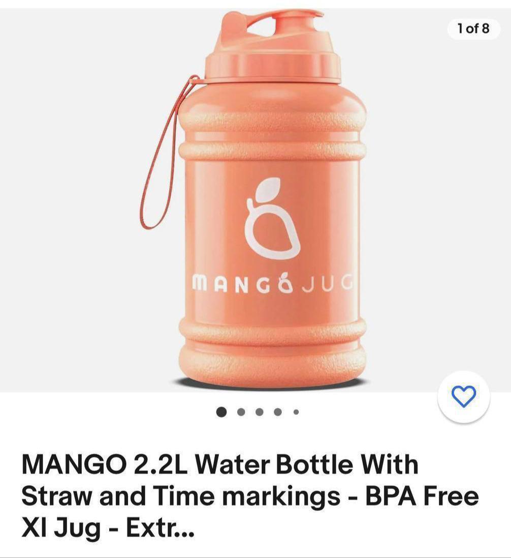 ⭐️SPECIAL OFFER⭐️ Mango jug water bottle assorted colours