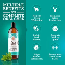 COCOMINT PULLING OIL WITH 7 ESSENTIAL OILS & VITAMINS D3, E & K2 (MICKEY D FORMULA) - 8 OZ