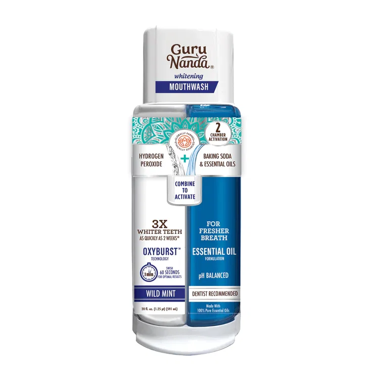 DUAL BARREL OXYBURST WHITENING MOUTHWASH (20 OZ)