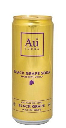 Au Vodka 330ml (2 variants) •Black Grape •Blue Rasberry Case of 12