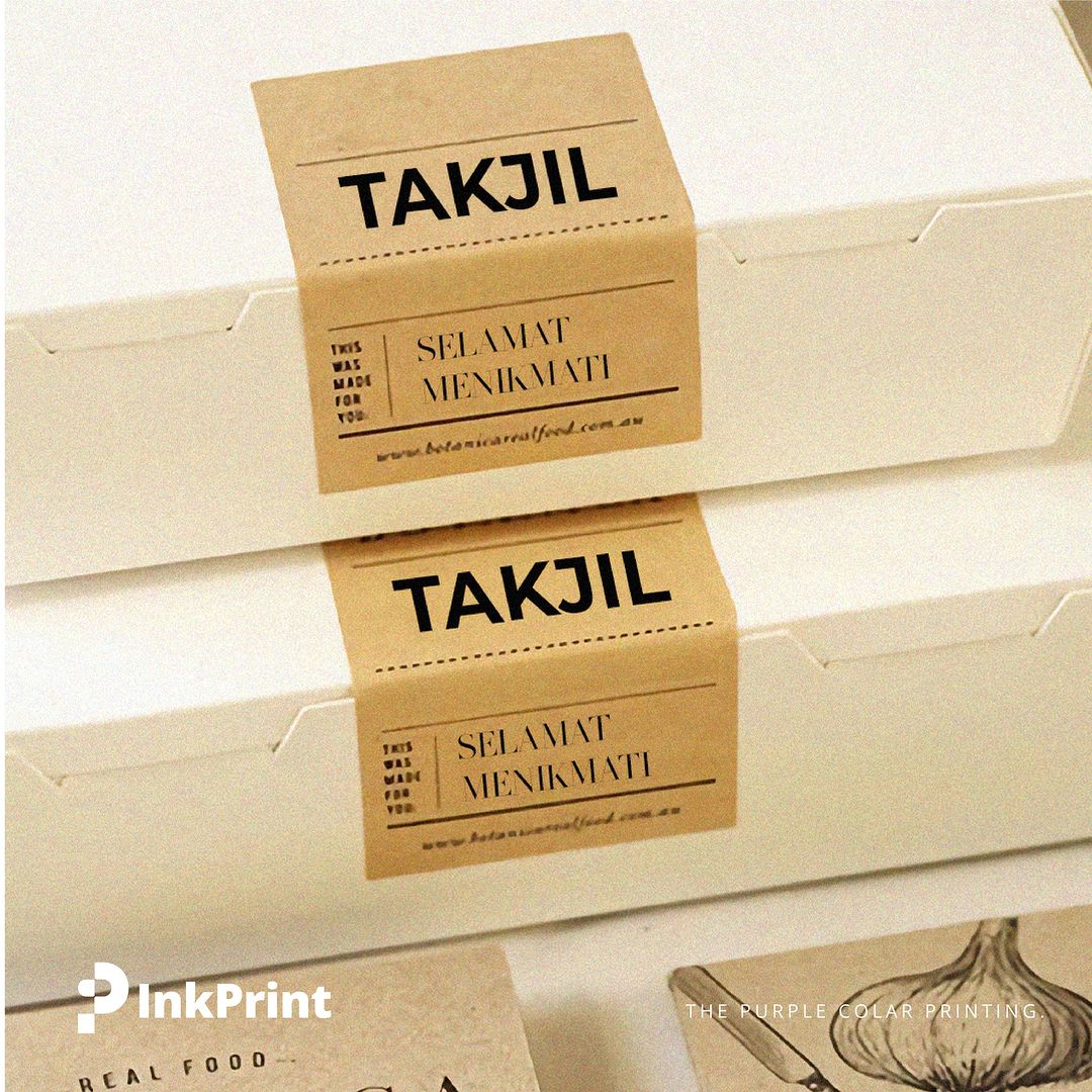 Sticker Label Kotak
