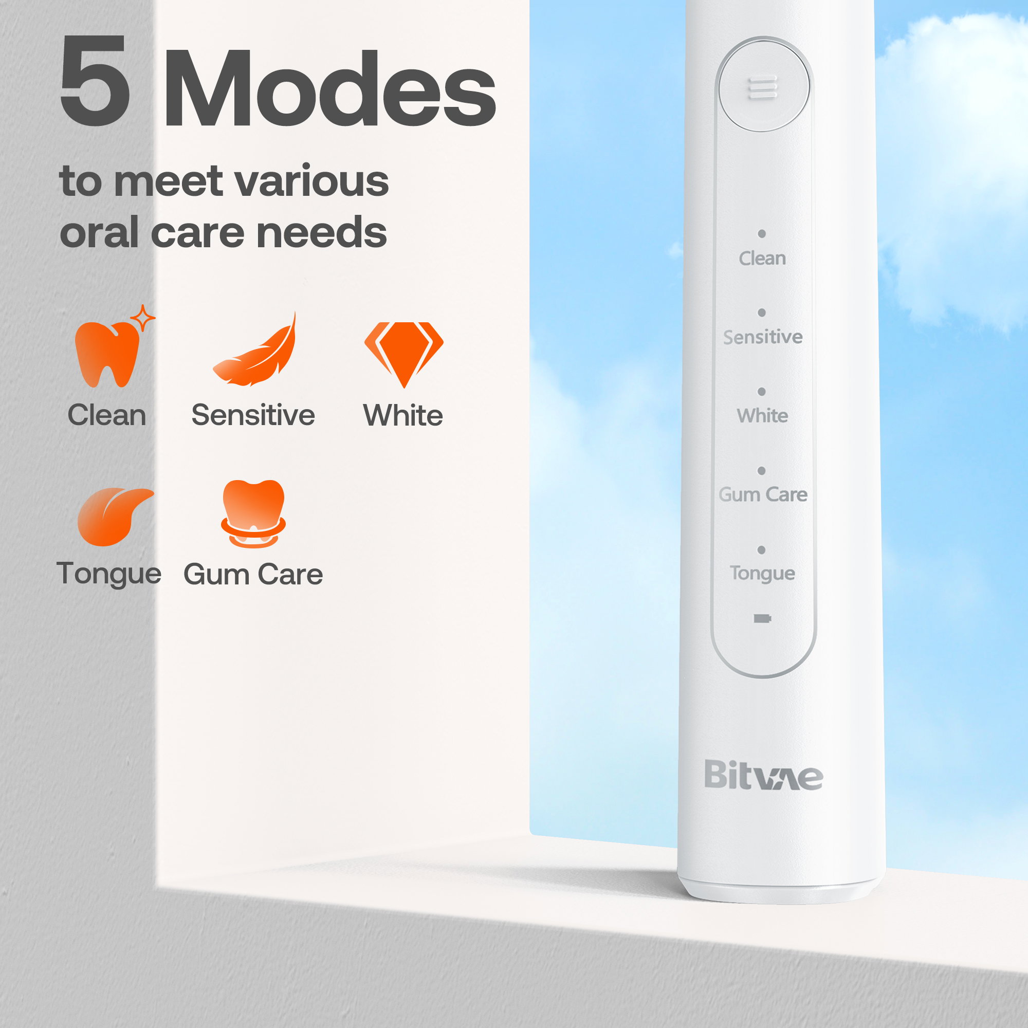 Bitvae R2 Rotating Toothbrush with 8 Brush Heads, 30-Day Battery Life_5