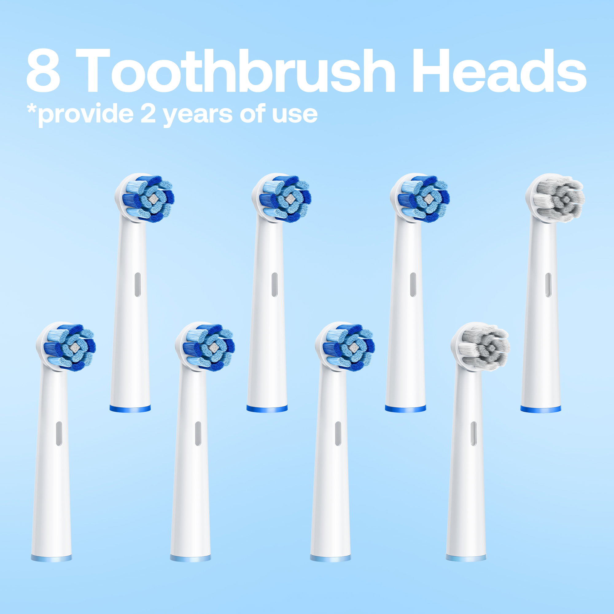 Bitvae R2 Rotating Toothbrush with 8 Brush Heads, 30-Day Battery Life_3