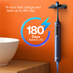 Bitvae Smart S3 Sonic Electric Toothbrush, 180-Day Battery Life, Travel Case