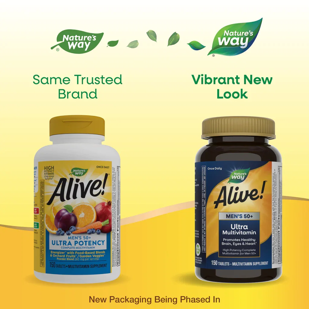 Alive!® Men's 50+ Ultra Multivitamin - 60 TABLETS_9