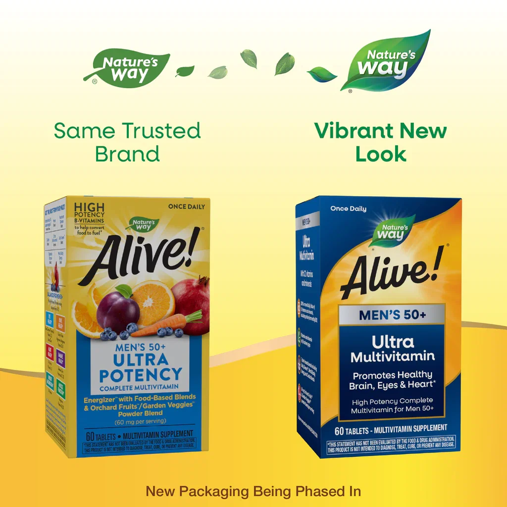 Alive!® Men's 50+ Ultra Multivitamin - 60 TABLETS_1