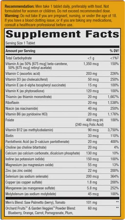 Alive!® Men's 50+ Ultra Multivitamin - 60 TABLETS