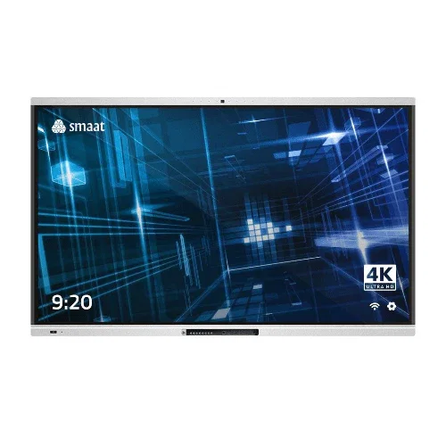 SMAAT 75" 4K (Ultra HD) Interactive Flat Panel with built-in 4K (13MP) Camera_0